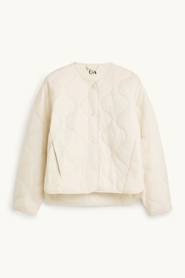 Damen - Steppjacke - weiß