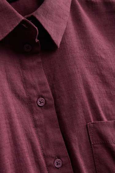 Dames - Blouse - donkerrood