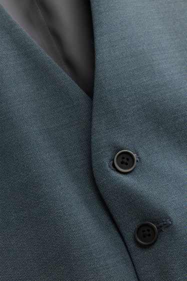 Men - Mix &match suit waistcoat - regular fit - blue / gray