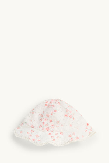 Baby Girls - Baby dress - white / rose