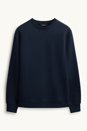 Bărbați - Bluză de molton - albastru închis