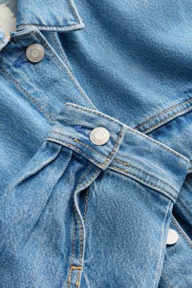 Dámské - Džínová bunda - džíny - světle modré