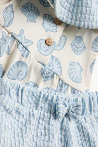 Baby Girls - Baby outfit - white / light blue