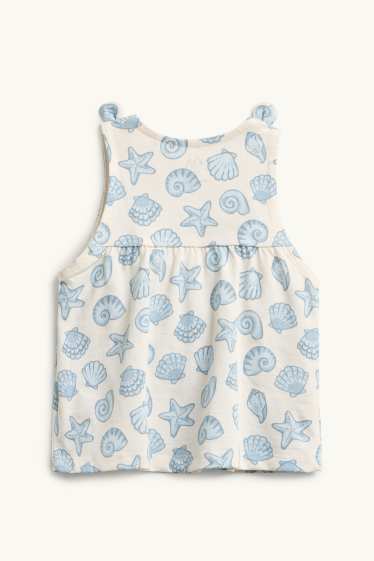 Baby Girls - Baby outfit - white / light blue