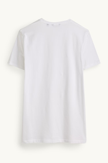 Hommes - T-shirt - slim fit - blanc