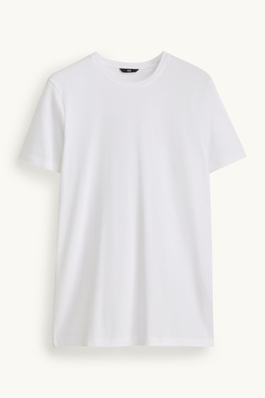 Hommes - T-shirt - slim fit - blanc
