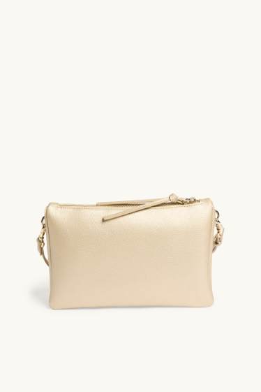 Femmes - Sac à bandoulière amovible - matière synthétique - crème