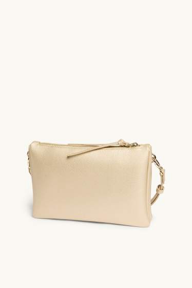 Femmes - Sac à bandoulière amovible - matière synthétique - crème