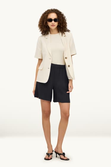 Damen - Shorts - Mid Waist - schwarz