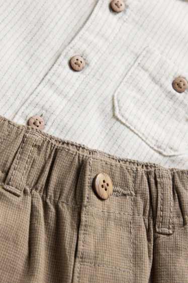 Baby: jongens - Baby outfit - wit