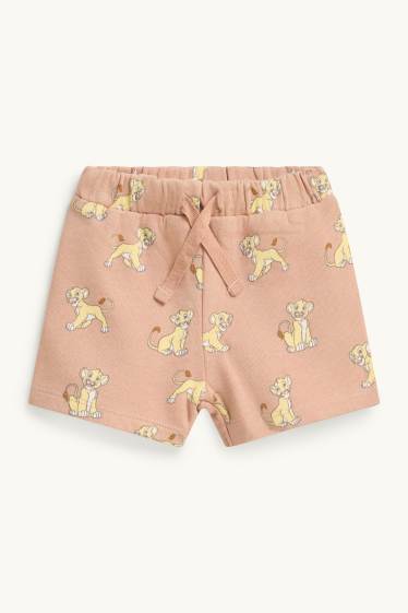 Miminka - chlapci - Lví král - outfit pro miminka - 3dílný - bílá/růžová