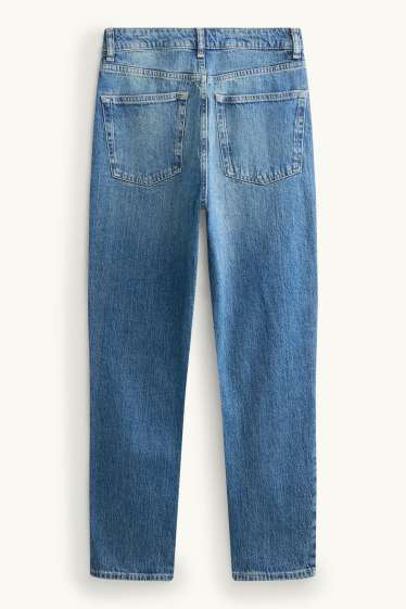 Damen - Mom Jeans - High Waist - LYCRA® - jeansblau