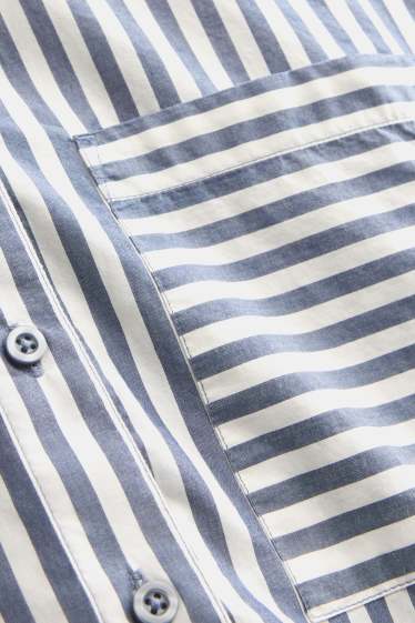 Femmes - Chemisier - à rayures - bleu / blanc