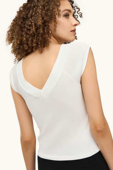 Kobiety - T-shirt - biały