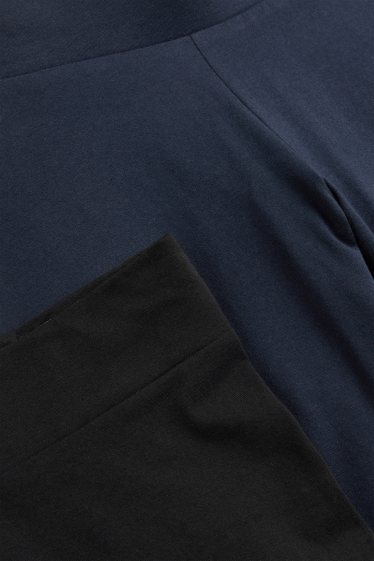 Damen - Multipack 2er - Biker-Shorts - schwarz