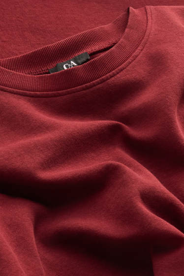 Damen - T-Shirt-Kleid - rot