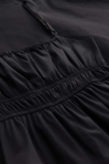 Damen - Empirekleid - schwarz