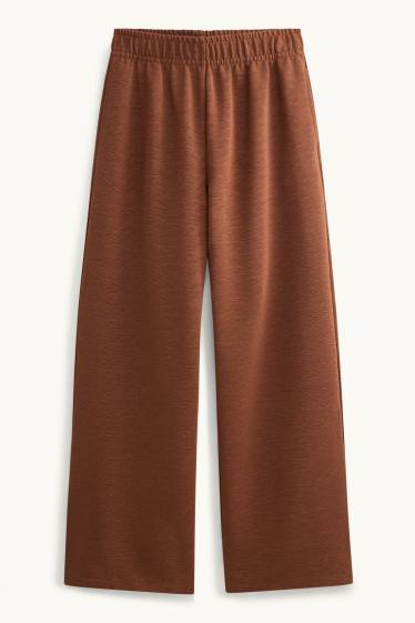 Dona - Pantalons de xandall - acanalats - blanc
