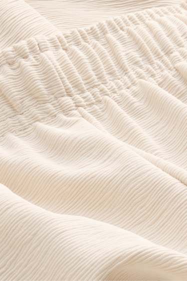 Dona - Pantalons de xandall - acanalats - blanc trencat