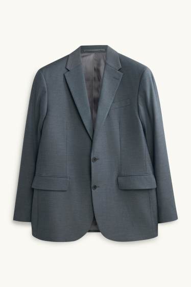 Bărbați - Sacou modular - regular fit - gri