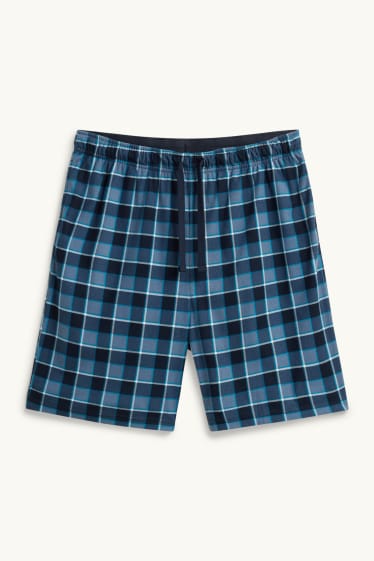 Herren - Shorty-Pyjama - dunkelblau