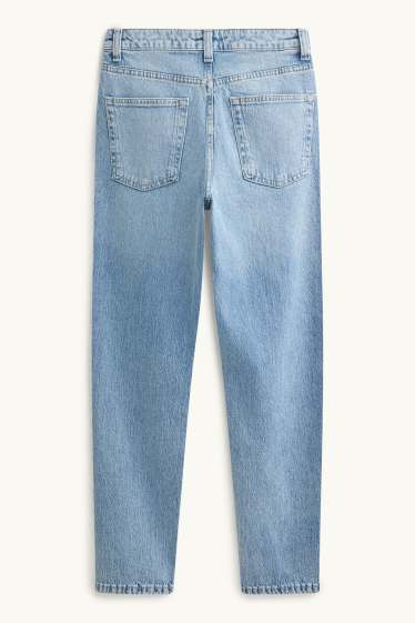 Femmes - Mom jean - high waist - LYCRA® - jean bleu clair