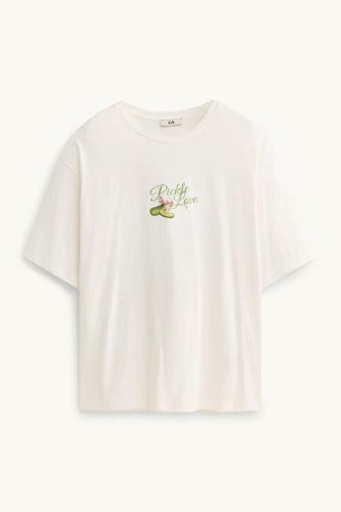 Dames - T-shirt - wit