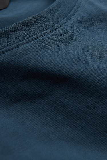 Herren - T-Shirt - Slim Fit - dunkelblau