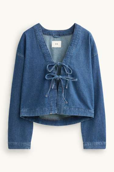 Femmes - Chemisier en jean - jean bleu