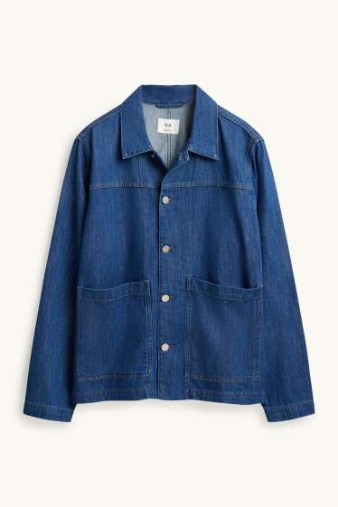 Herren - Jeansjacke - jeansblau