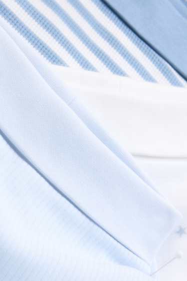 Baby: jongens - Set van 3 - vos en sterretje - babypyjamabroek - blauw