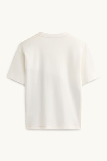 Enfants garçons - Skate - T-shirt - blanc / beige