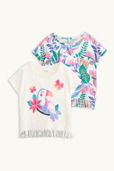 Enfants filles - T-shirt - blanc crème