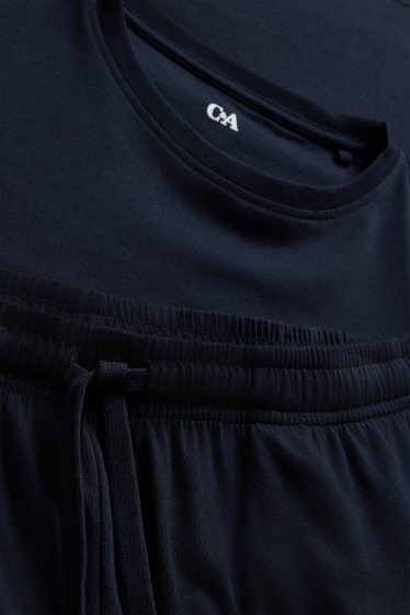 Men - Short pyjamas - dark blue