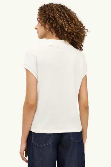 Dames - Poloshirt - wit