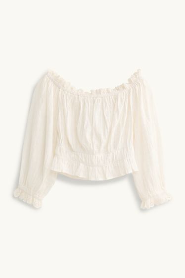 Women - Blouse - white