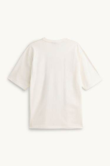 Hombre - Camiseta - blanco