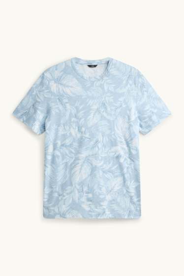 Heren - T-shirt - lichtblauw