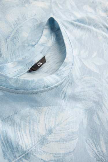 Heren - T-shirt - lichtblauw