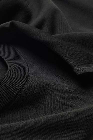 Femei - Vestă pulover - negru