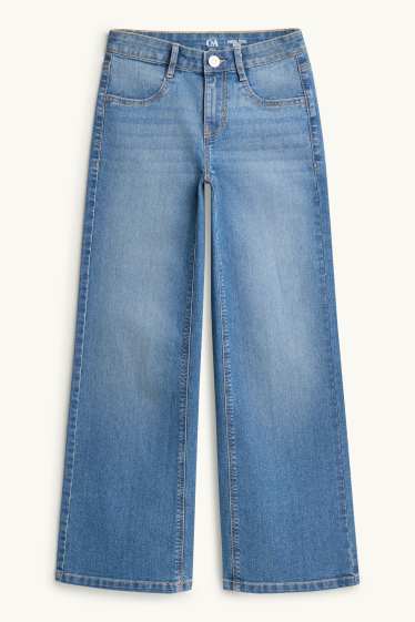 Nena - Wide Leg Jeans - texà blau