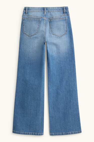 Nena - Wide Leg Jeans - texà blau
