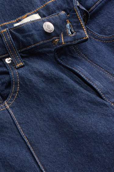 Donna - Mom jeans - vita alta - LYCRA® - jeans blu scuro