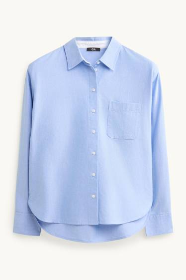 Femmes - Blouse-chemise - bleu clair