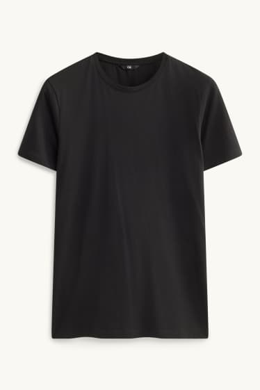 Bărbați - Tricou - slim fit - negru