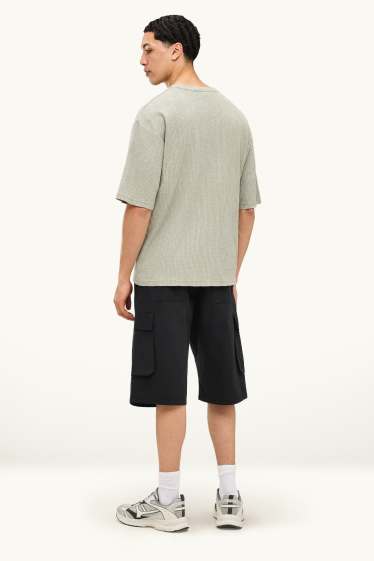 Heren - Cargoshort - zwart