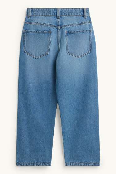 Kinder Buben - Baggy Jeans - jeansblau