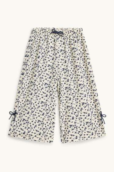 Enfants filles - Leggings - blanc / bleu