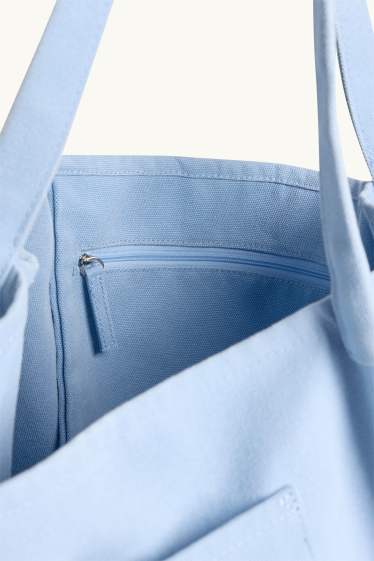 Femmes - Grand cabas - bleu clair