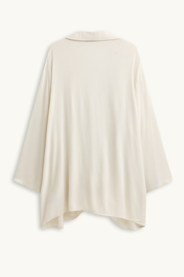 Femmes - Chemisier orné d'un nœud - blanc